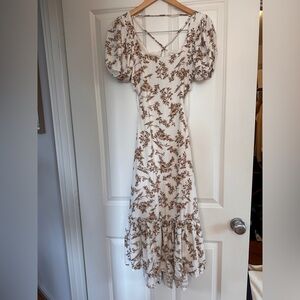 Open Back Midi Dress